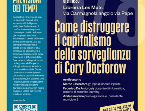 Cory Doctorow Come distruggere il capitalismo della sorveglianza Mercoledi 12 Marzo 2025 Libreria Les Mots